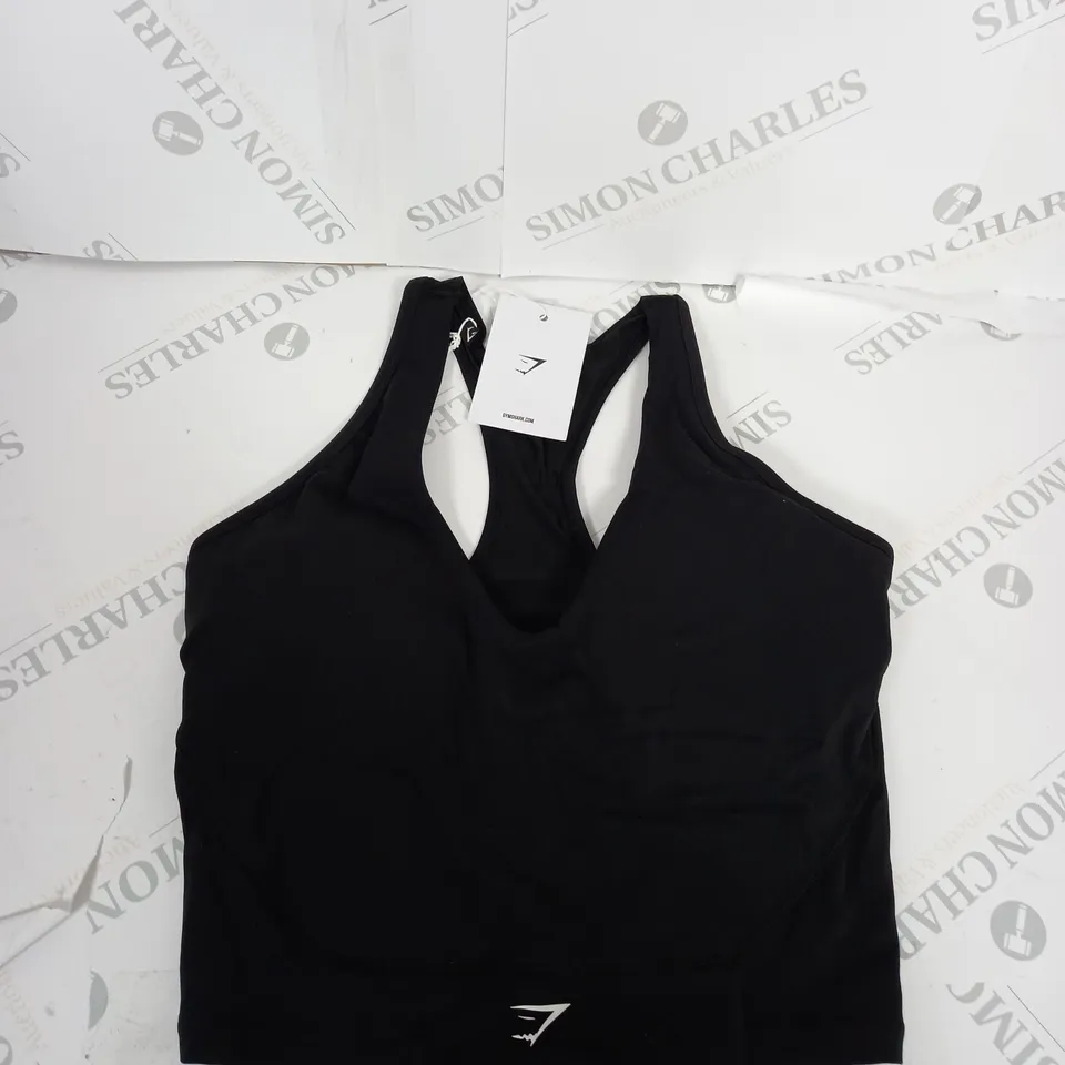 GYMSHARK CROP MESH TANK SIZE M