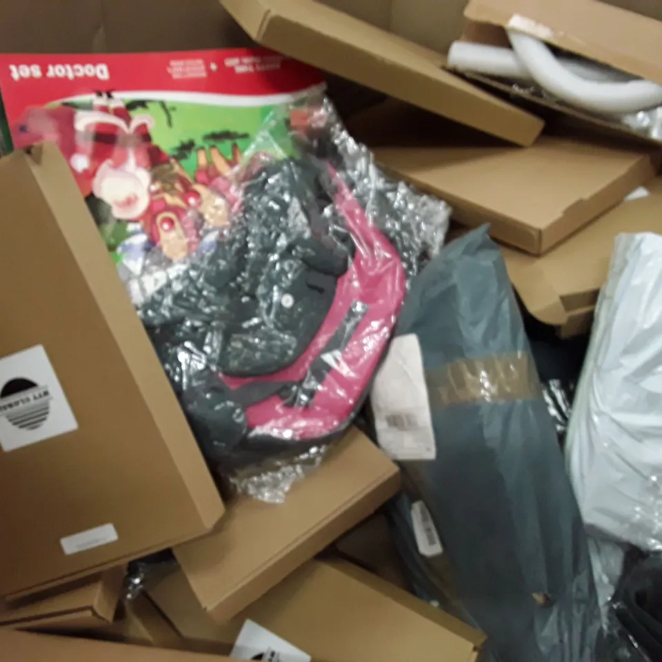 PALLET TO CONTAIN AN ASSORTMENT OF HOUSEHOLD ITEMS TO INCLUDE ADVENT CALENDAR, SHELVES, BAGS AND CAMERA LENS BAGS ECT