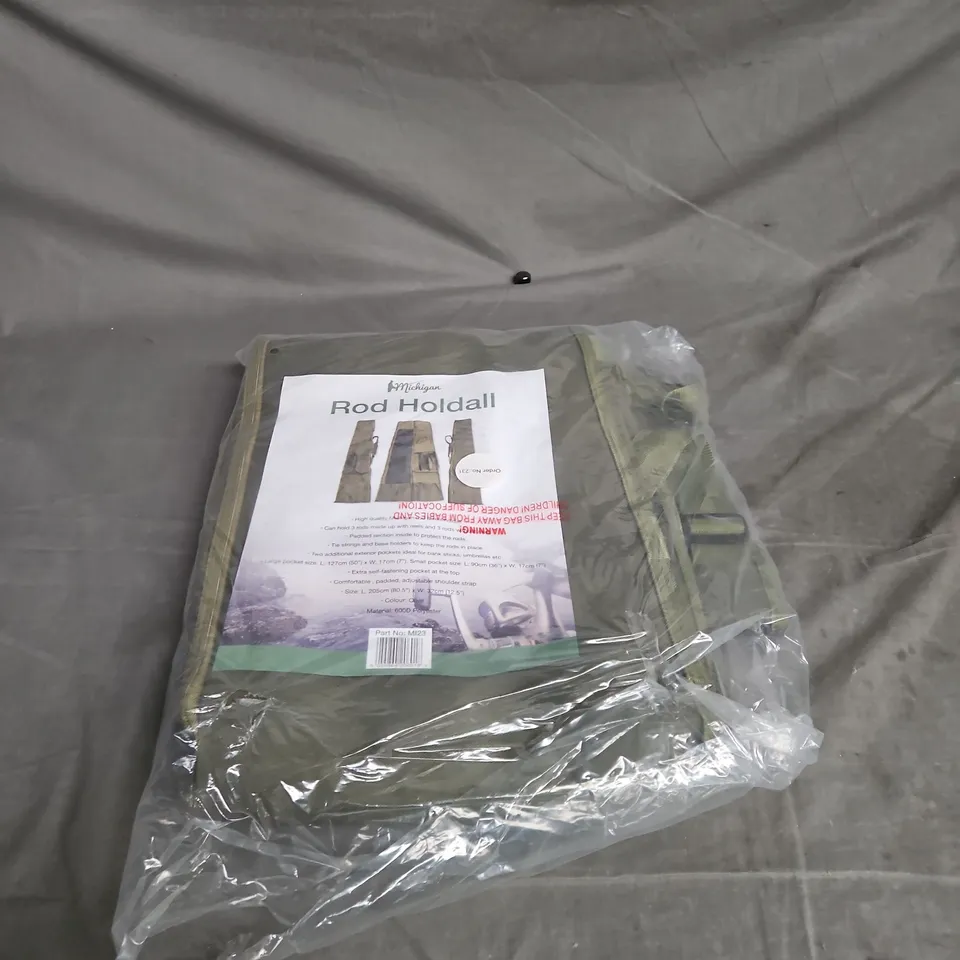 MICHIGAN ROD HOLDALL – FISHING ROD CARRY CASE (GREEN)