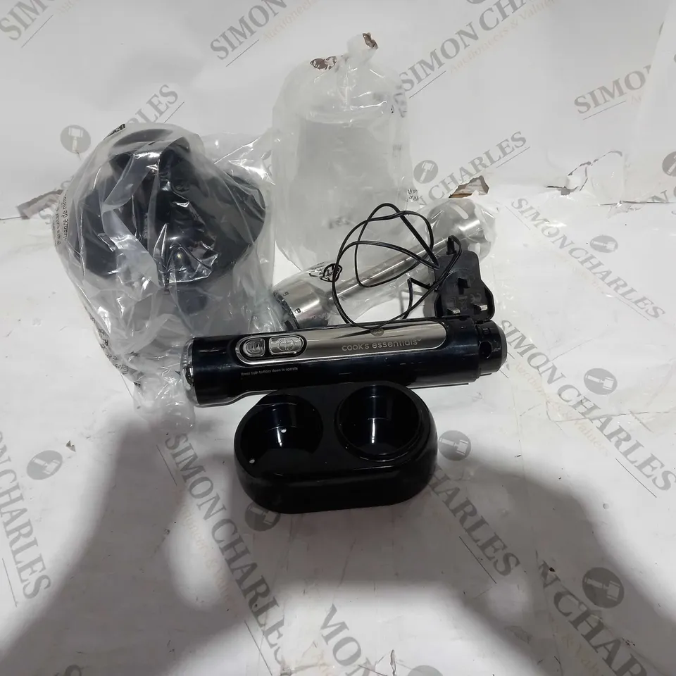 BOXED COOK'S ESSENTIALS CORDLESS STICK BLENDER 