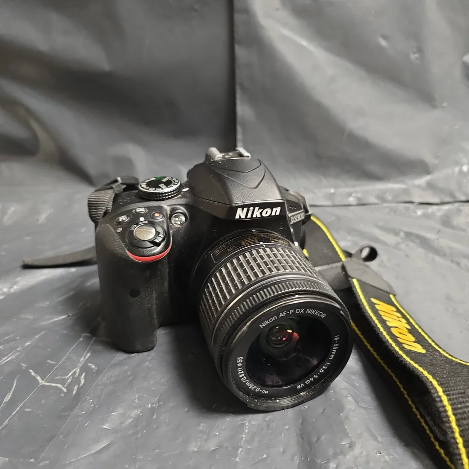 NIKON DSLR CAMERA WITH AF-P DX NIKKOR 18-55MM KIT LENS (DX) – BODY & LENS 