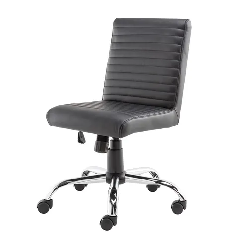 BOXED ALPHASON LANE BLACK FAUX LEATHER OFFICE CHAIR (1 BOX)