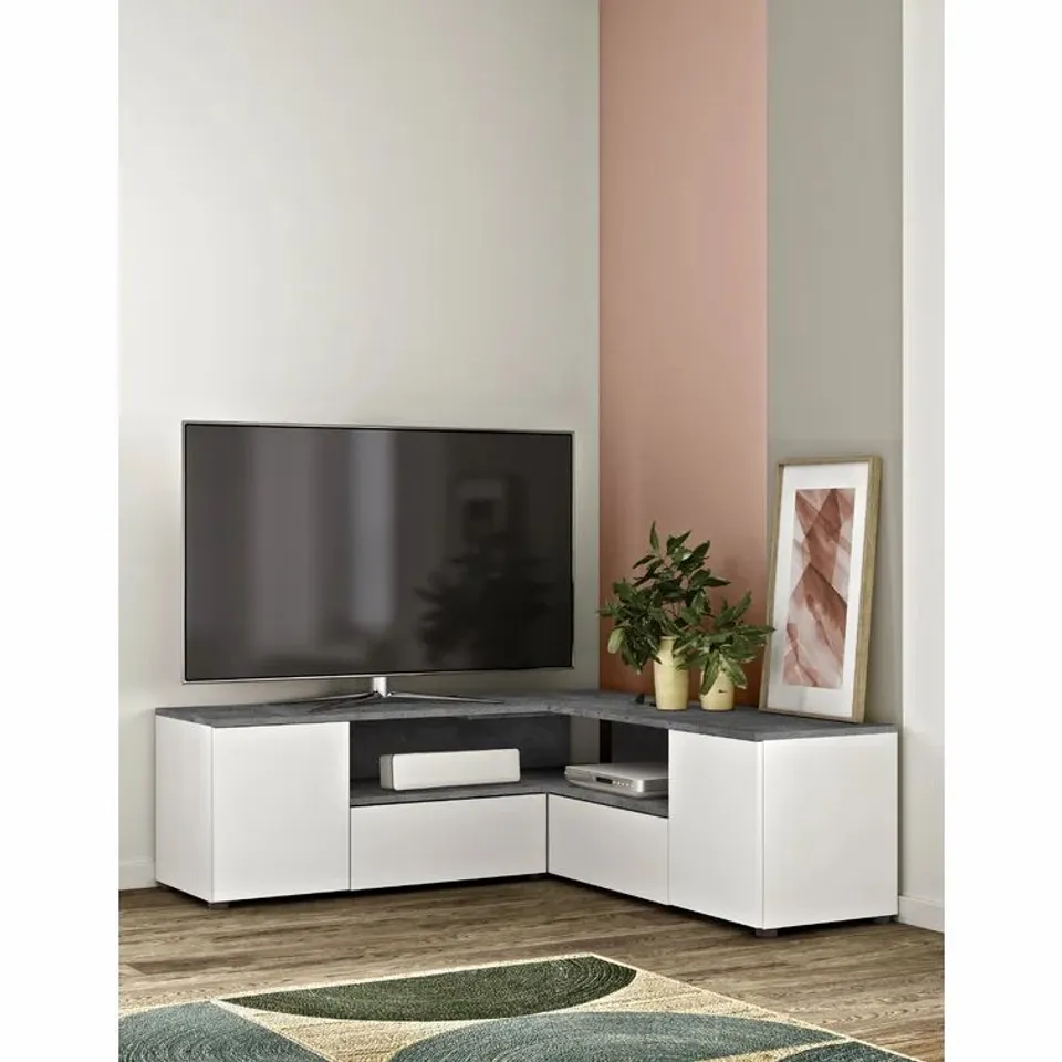 BOXED SHERBOURNE TV STAND OFF TVS UP TO 55"