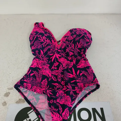 VENICE BEACH SWIMSUIT BLUE/PINK SIZE 12 C/D
