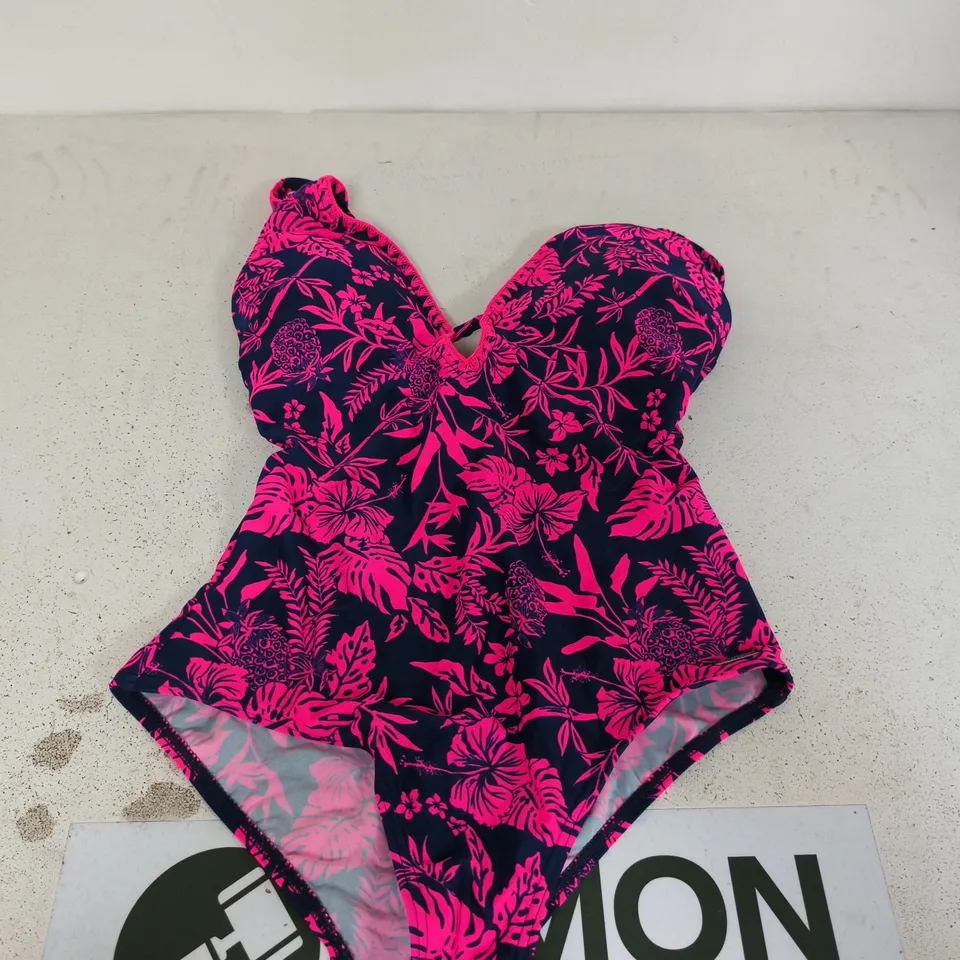 VENICE BEACH SWIMSUIT BLUE/PINK SIZE 12 C/D
