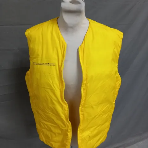 PANGAIA BRIGHT YELLOW GILET - XS