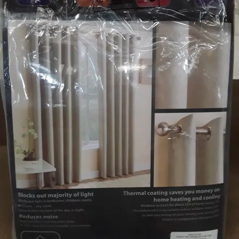 BILLER EYELET THERMAL LIGHT REDUCING CURTAIN (SET OF 2)