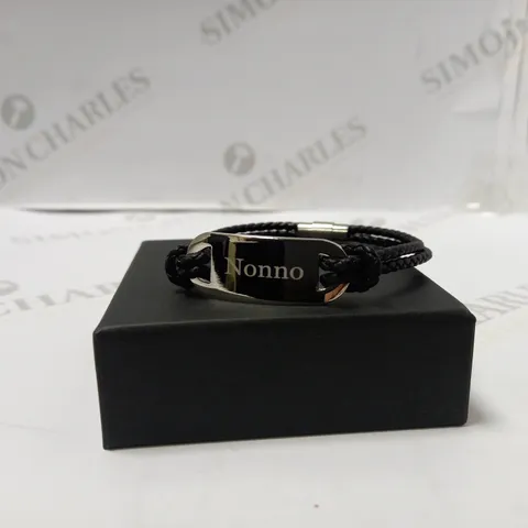 PERSONALISED MEN'S STATEMENT LEATHER BRACELET