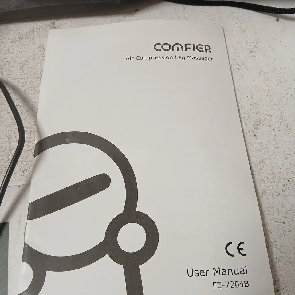 COMFIER AIR COMPRESSION LEG MASSAGER – FE-7204B (WITH CARRY BAG & USER MANUAL)