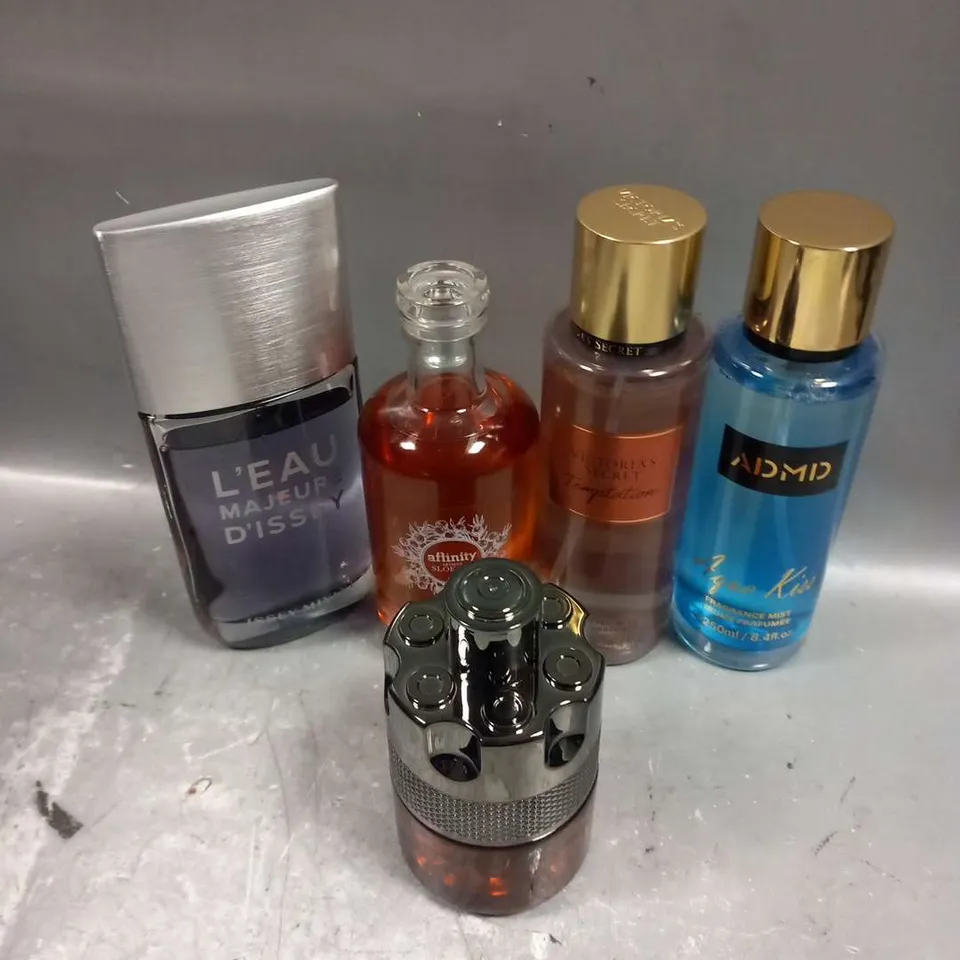 APPROXIMATELY 14 UNBOXED FRAGRANCES TO INCLUDE; ISSEY MIYAKE, ADMD, AFFINITY AND VICTORIA'S SECRET