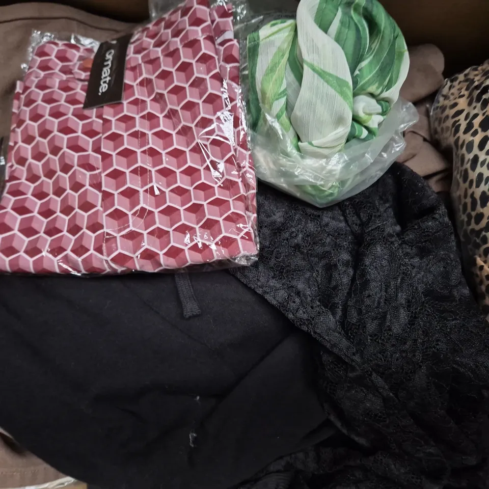 APPROXIMATELY 25 ASSORTED CLOTHING AND FASHION PRODUCTS IN VARIOUS STYLES AND SIZES - COLLECTION ONLY