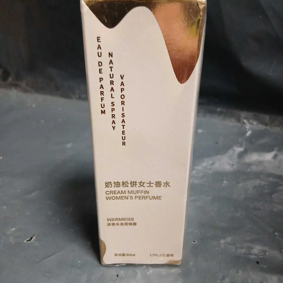 BOXED AND SEALED WARMKISS CREAM MUFFIN WOMEN'S PERFUME 50ML EAU DE PARFUM