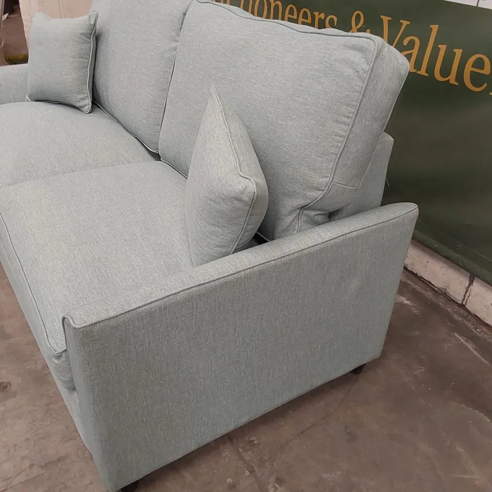 QUALITY DESIGNER 3 SEATER FABRIC UPHOLSTERED SOFA BED 