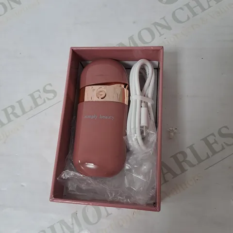 BOXED SIMPLY BEAUTY HAIRPOD DUAL HAIR REMOVER IN PINK