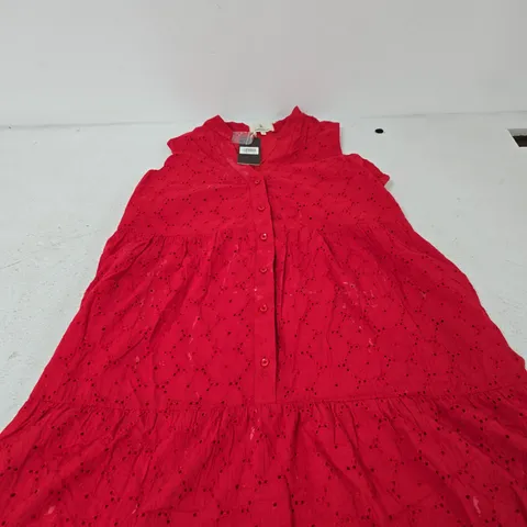 VALISSIΓRE RED LACE DRESS β UK SIZE 16
