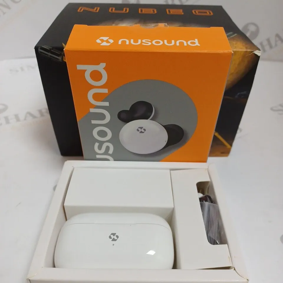 BOXED NUBEO GENTS GALLILEO LTD ED AUTOMATIC WATCH 435/500 STAINLESS STEEL - WITH NUSOUND WIRELESS EAR BUDS