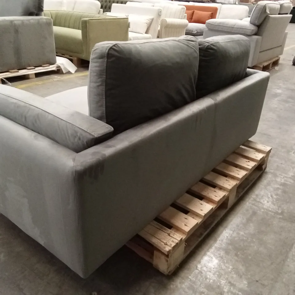 LUCIA 2 SEATER SOFA, GREY HOUSE VELVET