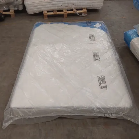 QUALITY BAGGED DOUBLE 135cm AIRSPRUNG LUXURY QUILTED MEDIUM MATTRESS