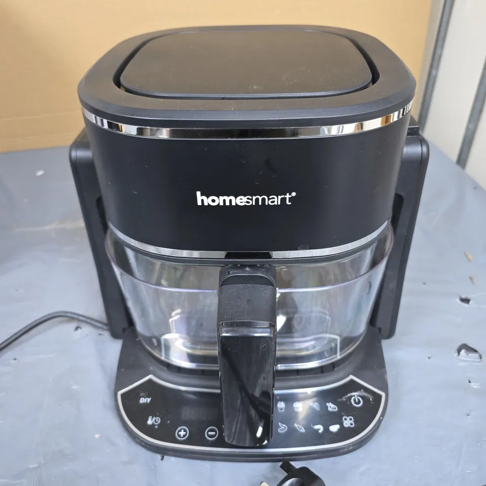HOMESMART 4.5 L 2-IN-1 GLASS BOWL AIR FRYER