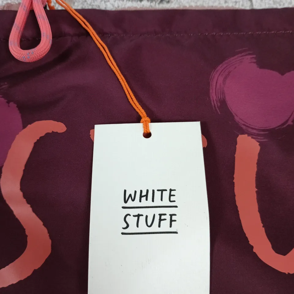WHITE STUFF STUFF POUCH PLUM MULTI – ONE SIZE