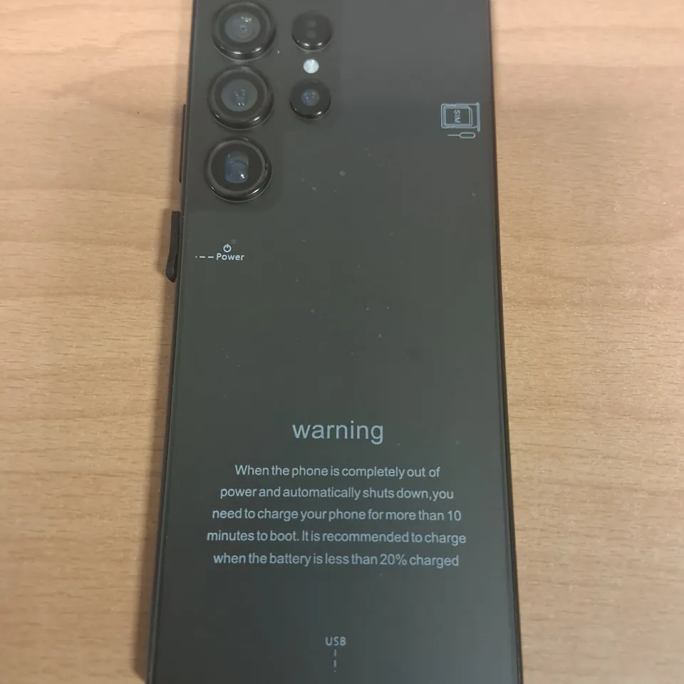 BOXED ALPS S24 ULTRA ANDROID MOBILE IN BLACK