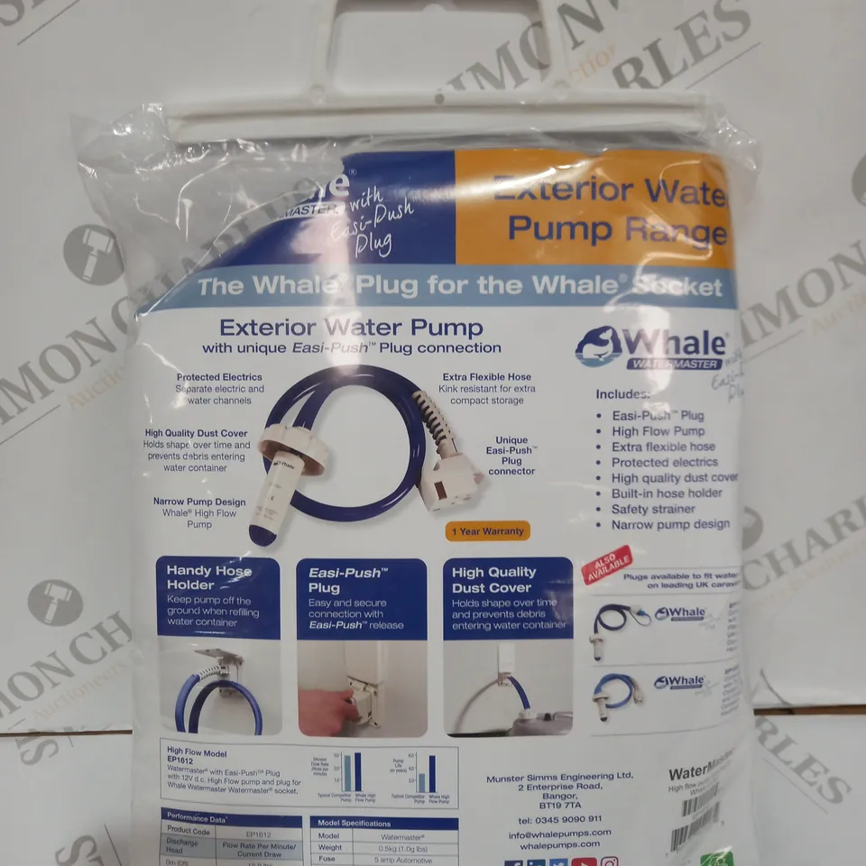 PACKAGED WHALE HIGH FLOW SUBMERSIBLE PUMP