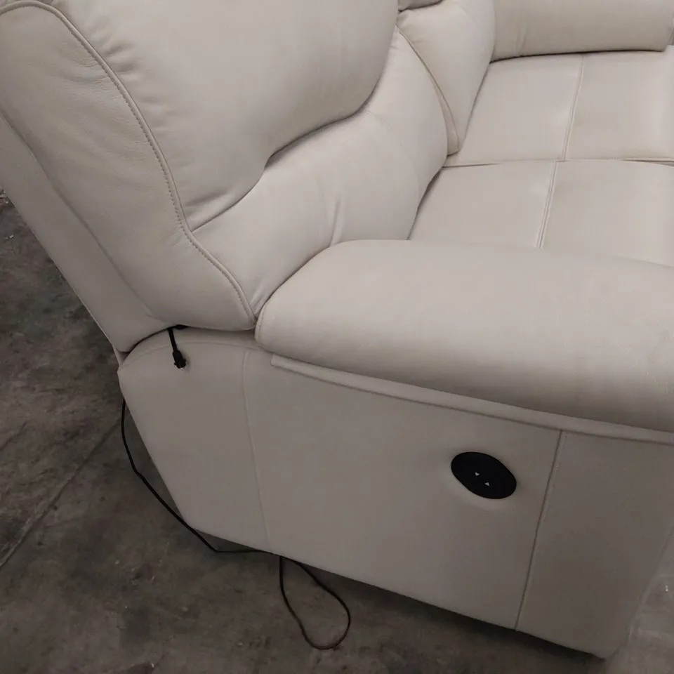 QUALITY BRITISH DESIGNER G PLAN STRATFORD EASY CHAIR CAPRI CHALK LEATHER 