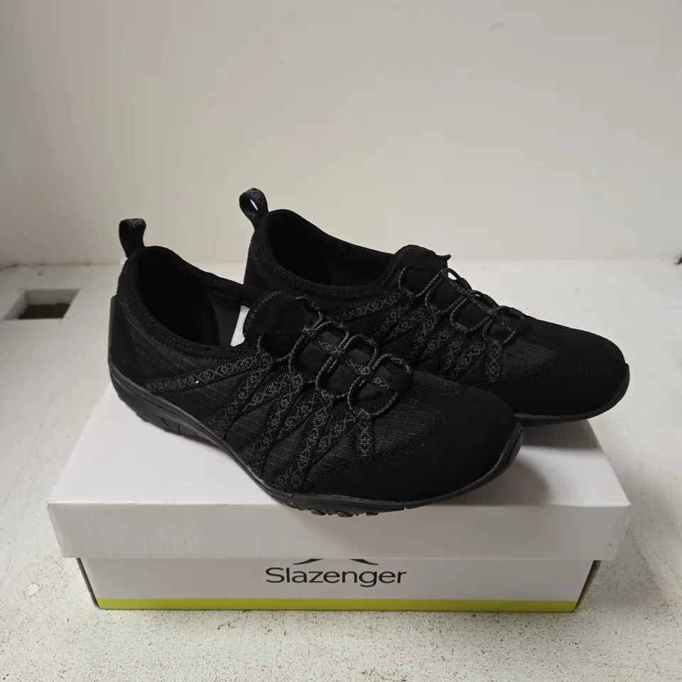 SLAZENGER VERVE LADIES' TRAINERS – BLACK, UK 5