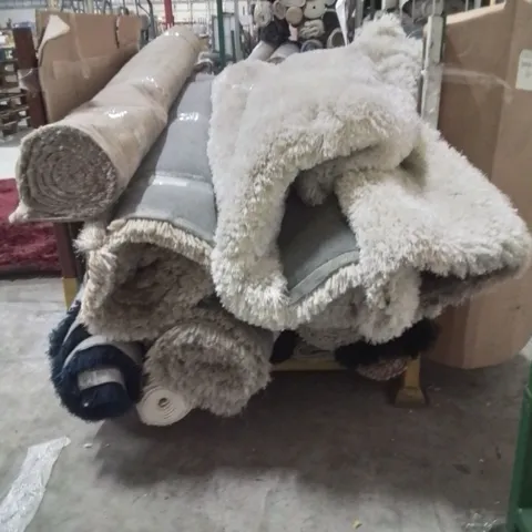 STILLAGE OF APPROXIMATELY 20 QUALITY DESIGNER RUGS