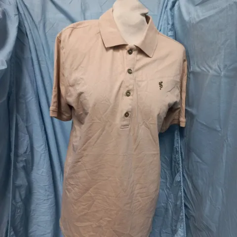 FATHER SONS POLO SHIRT – BEIGE, MEN'S, UK SIZE L