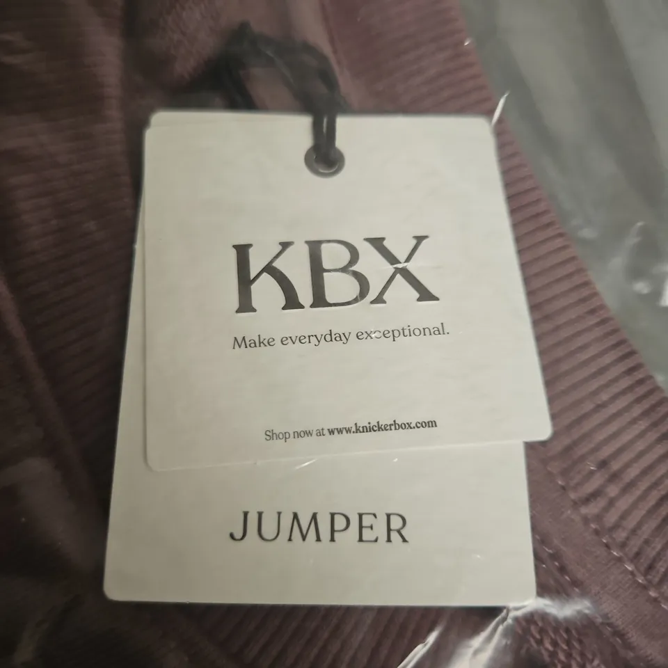 KBX JESSICA SWEAT JUMPER – BROWN, UK 8