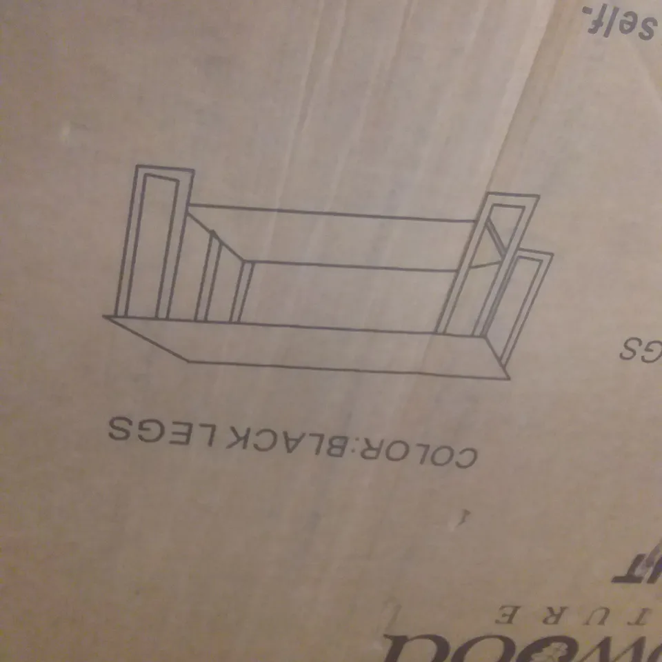 BOXED ADELIA COFFEE TABLE WITH STORAGE