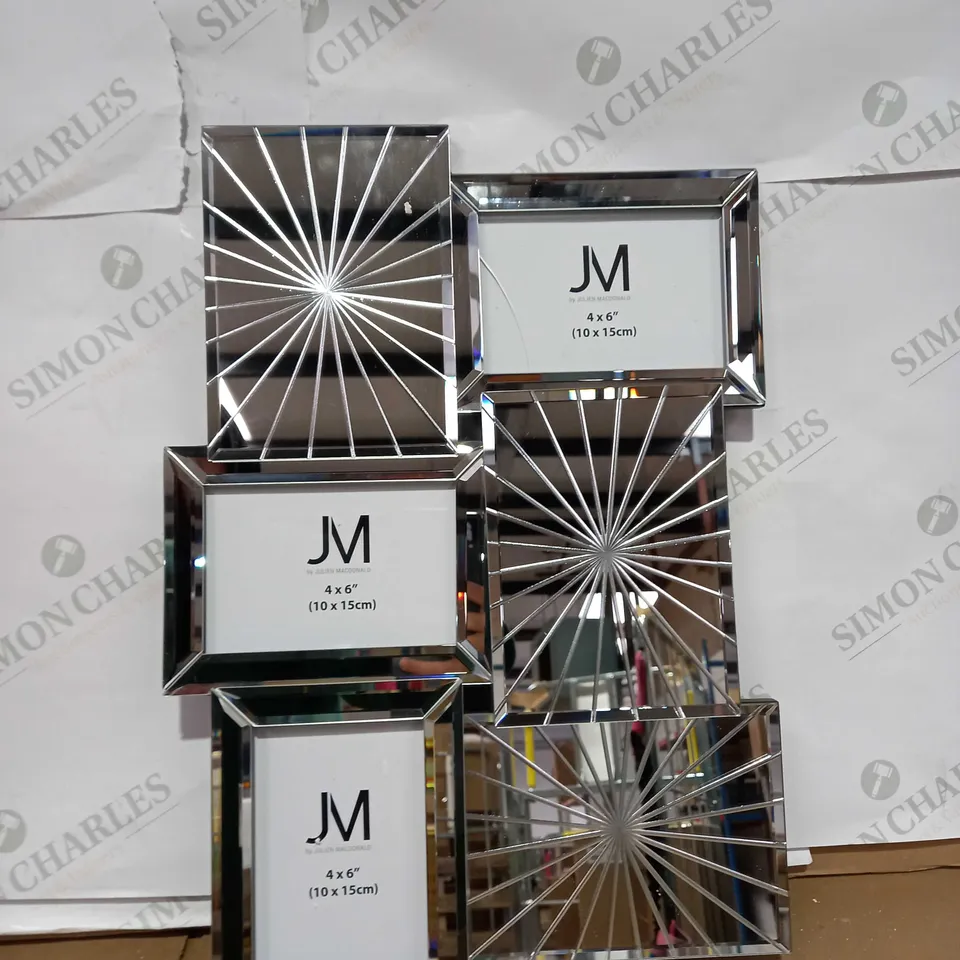 JM BY JULIEN MACDONALD TRIPLE STARBURST PHOTO FRAME