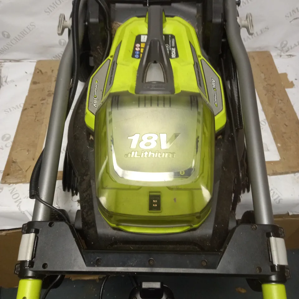 RYOBI RY18LMX40A-0 18V ONE+ CORDLESS 40CM BRUSHLESS LAWNMOWER