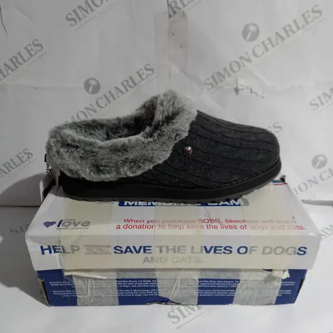 BOXED BOBS FROM SKETCHERS MEMORY FOAM SLIPPERS - UK 5.5