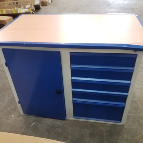MOBILE WORKBENCH FLEX 5 DRAWERS + 1 CABINET