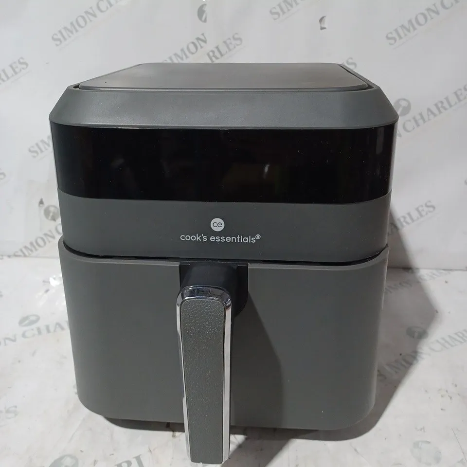 COOK'S ESSENTIALS 5.8L AIR FRYER IN SLATE GREY