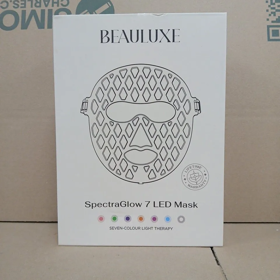 BOXED BEAULUXE SPECTRA GLOW 7 LED MASK