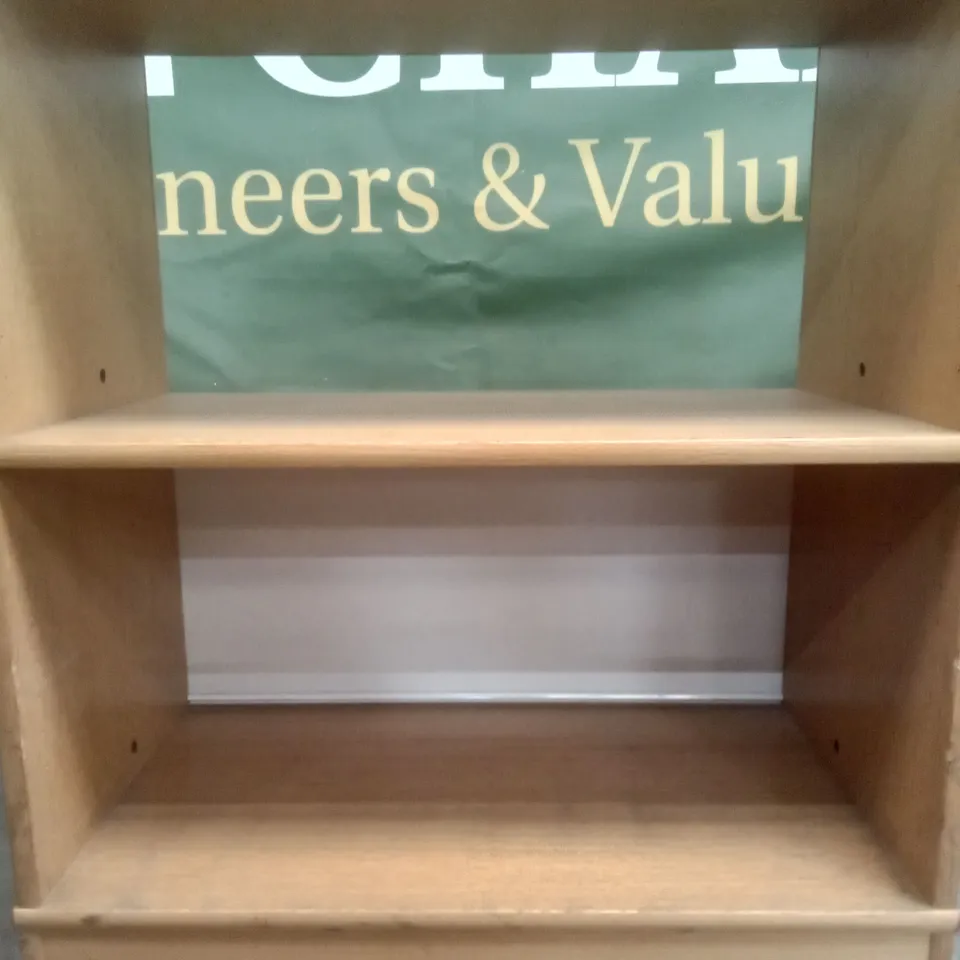 2 TIER WOODEN DISPLAY/STORAGE UNIT 80×93×40CM