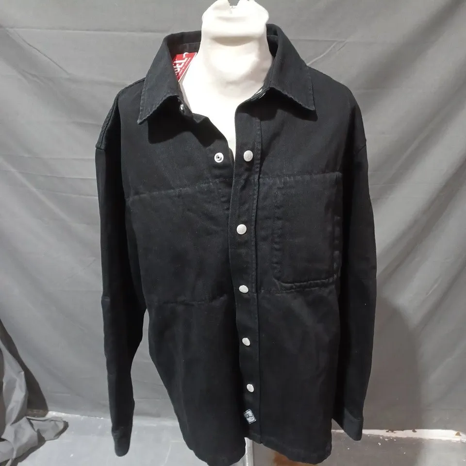 DIESEL CAMICIA UNIFORMA BLACK JACKET - SMALL