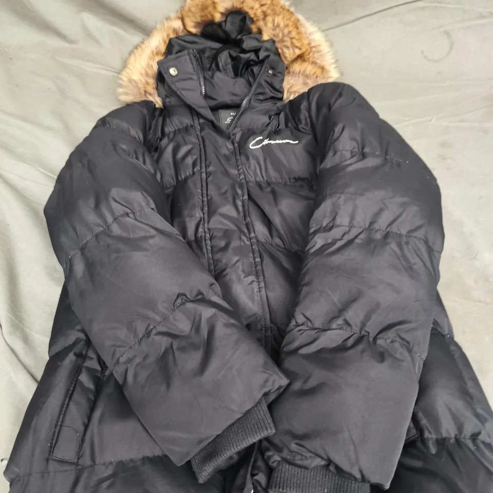 CLOSURE LONDON BLACK PUFFER COAT – UK 8