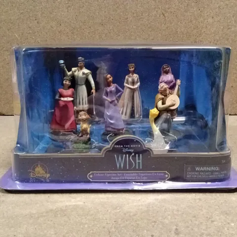 BOXED DISNEY WISH DELUXE FIGURINE SET  APPROXIMATELY 4PCS