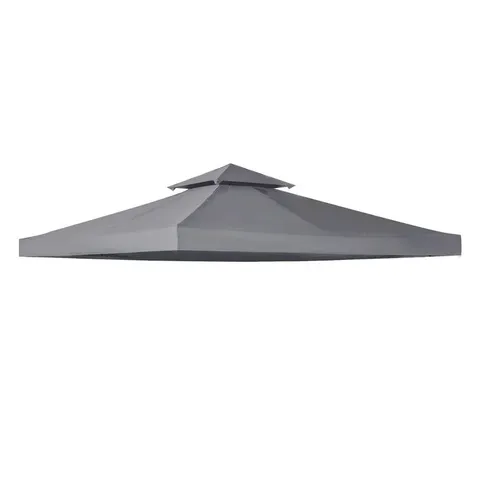 DAKOTA FIELDS FABRIC REPLACEMENT CANOPY FOR GAZEBO - GREY 