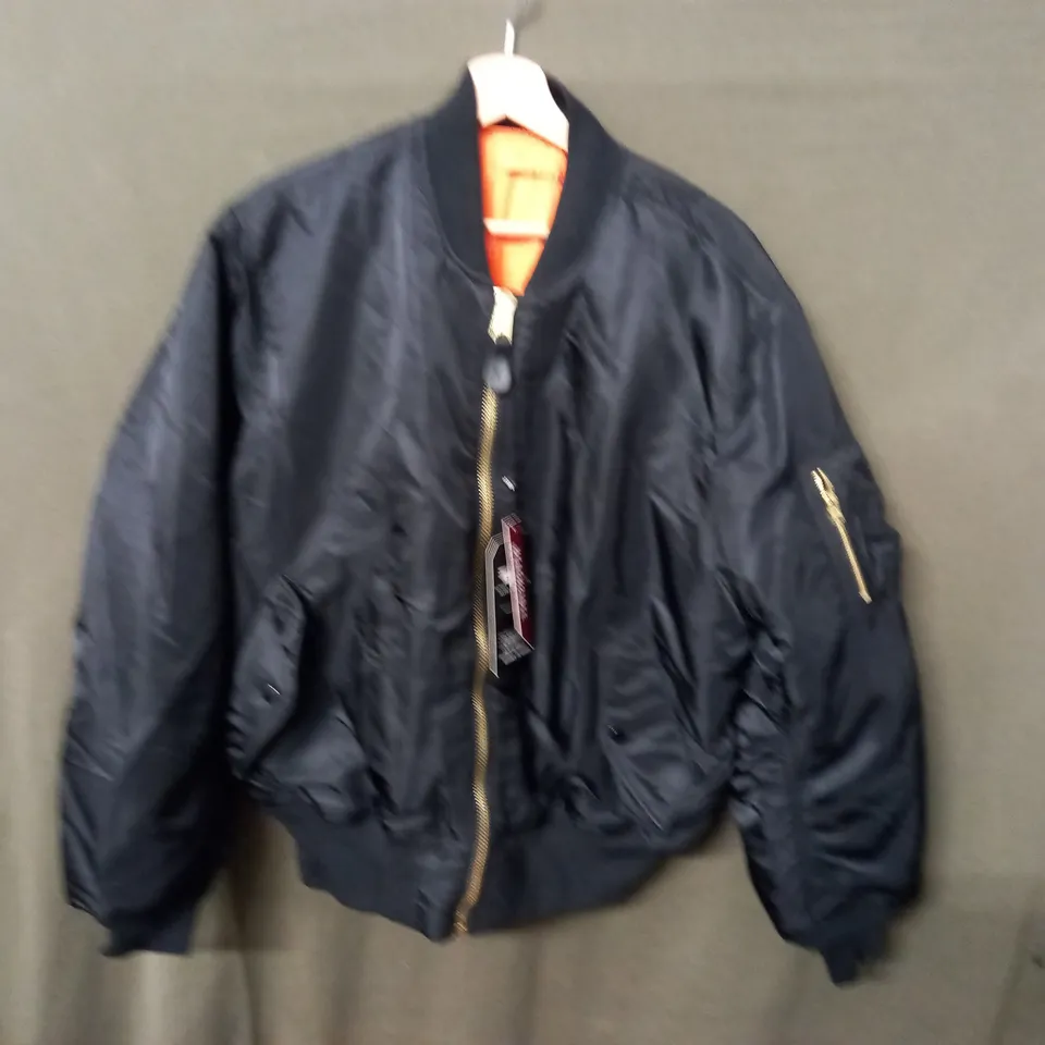 ALPHA INDUSTRIES M1 REVERSIBLE BOMBER JACKET - XL