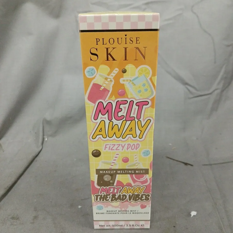 BOXED AND SEALED PLOUISE SKIN MELT AWAY FIZZY POP MAKEUP MELTING MIST (100ML)