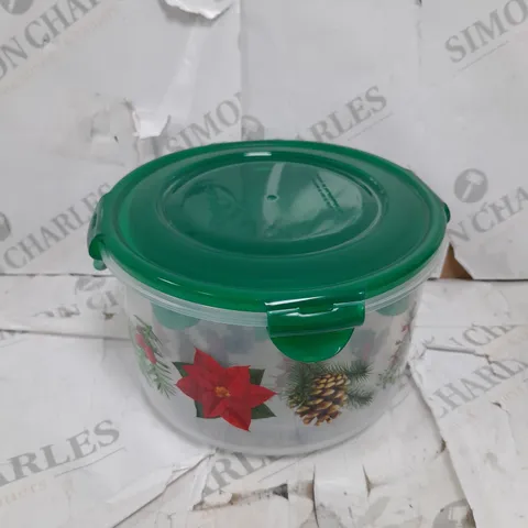 4 PIECE PINK CUPCAKE PRINT FOOD CONTAINERS