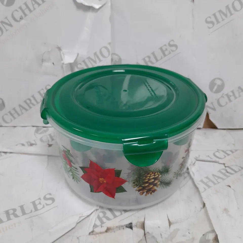 4 PIECE PINK CUPCAKE PRINT FOOD CONTAINERS