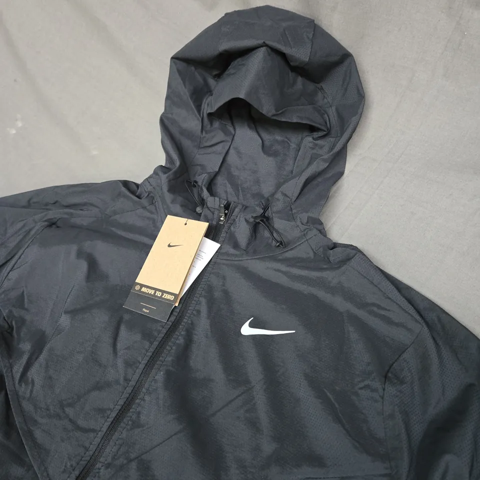 NIKE LOGO FULL ZIP RUNNING JACKET SIZE M 