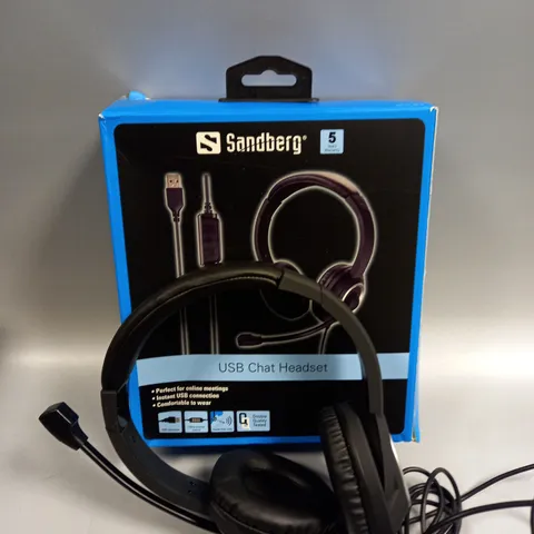 BOXED SANDBERG USB CHAT HEADSET