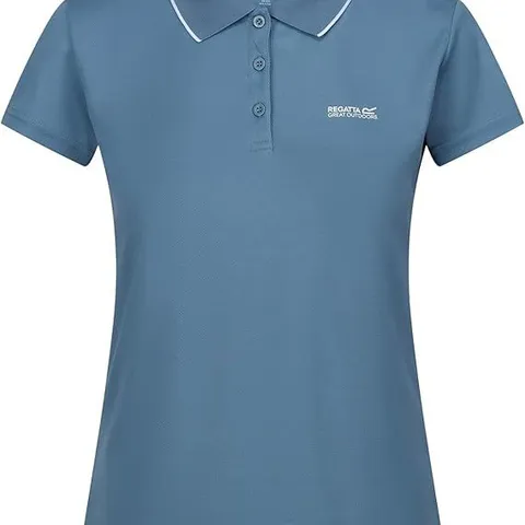 BRAND NEW REGATTA WOMEN'S MAVERICK V ACTIVE POLO SHIRT CORONET BLUE UK 18